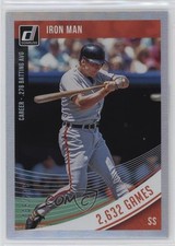 2018 Donruss Variations Stat Line Career /276 Cal Ripken Jr (Iron Man) HOF 10k8