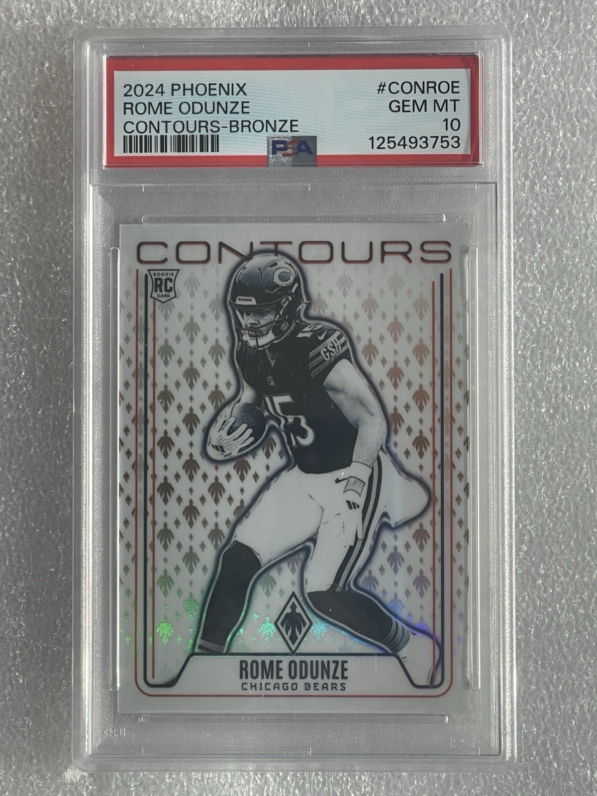 2024 Phoenix - Contours Rome Odunze #CON-ROE (RC) Bronze /75-First On Print(85)
