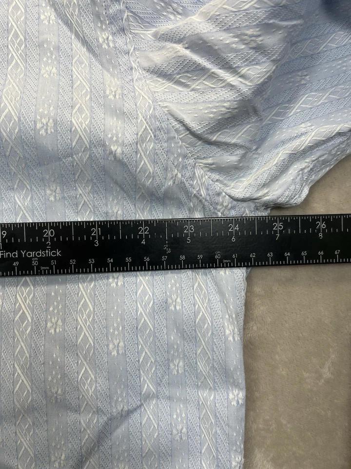 Robert Graham Shirt Mens Size XL Blue Geometric Button Down Collared Cotton - Image 4 of 4