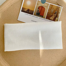 Elastic Hair Band Fashion Headbands Solid Color Knitted Sports Running Fitness Y