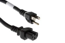 AC Power Cord, C15 to 5-15P, 14 AWG, 3ft