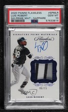 2020 Panini Flawless Sapphire 6/15 Luis Robert #SPM-LR PSA 10 GEM MT Auto 0zg6