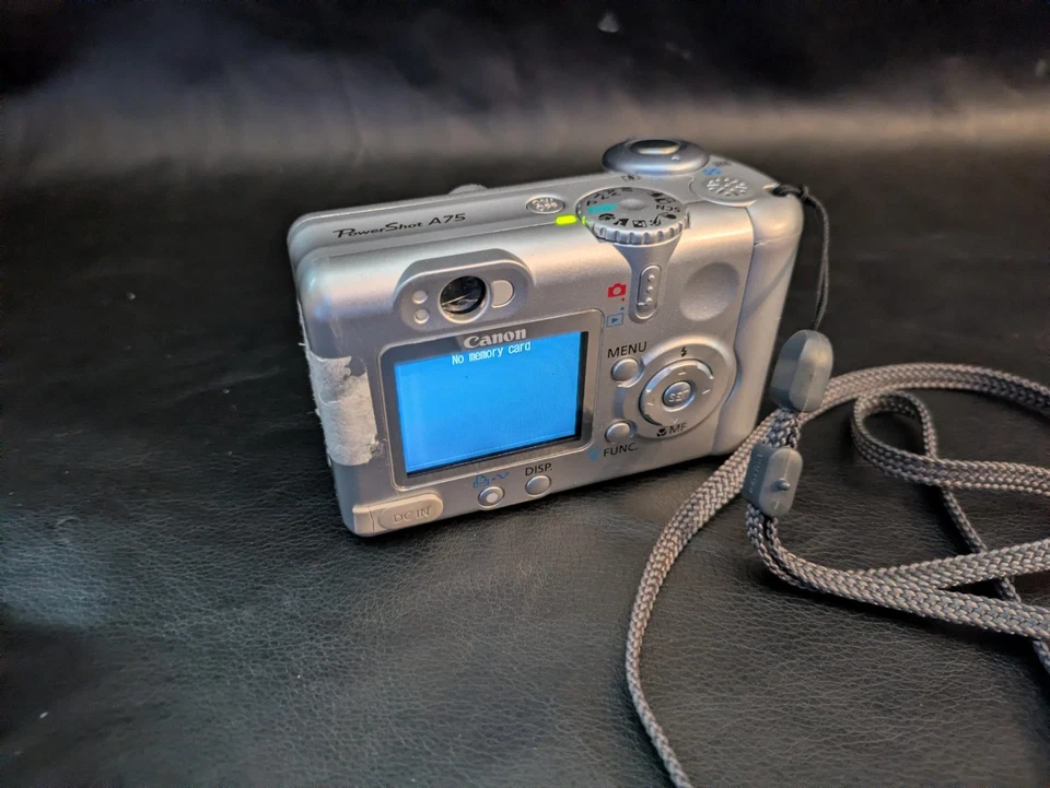 Canon PowerShot A75 3.2MP Digital Camera Silver Works 3x Optical Zoom Woking - Image 4 of 4