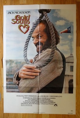 GOIN' SOUTH - Jack Nicholson  - 27x41'' - 1978 Original Movie poster