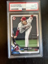 2018 Bowman Shohei Ohtani #49 Rookie Base Set PSA 10 Los Angeles Angels