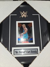 WWE WWF WCW WRESTLING LEGEND MR PERFECT CURT HENNIG SINGLE CARD COLLECTOR FRAME