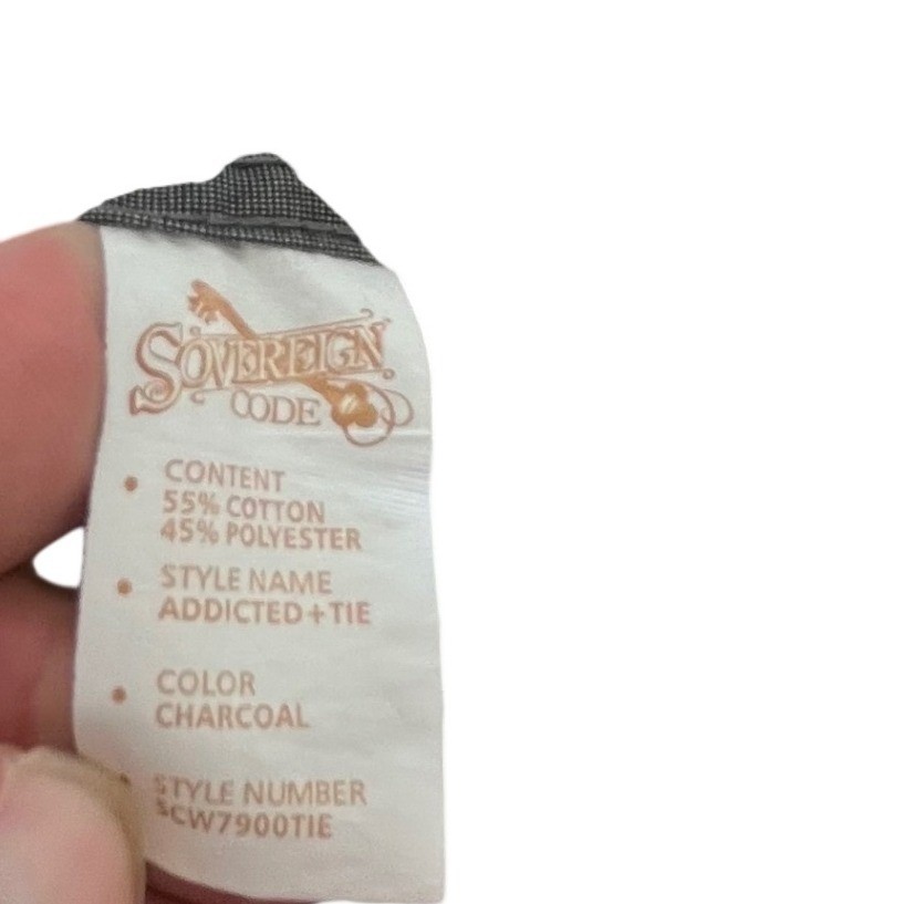 Sovereign Code Button Down Shirt Mens Medium Char… - image 6