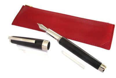 Prestige Fountain Pen Jacques Herbin ''Caravelle'' Ebony Wood New Stock M576