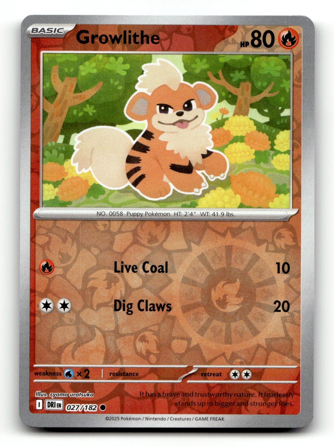 Arcanine Growlithe Pokémon Cards! Holo/Reverse holo EX V Rare Choose Your Card!