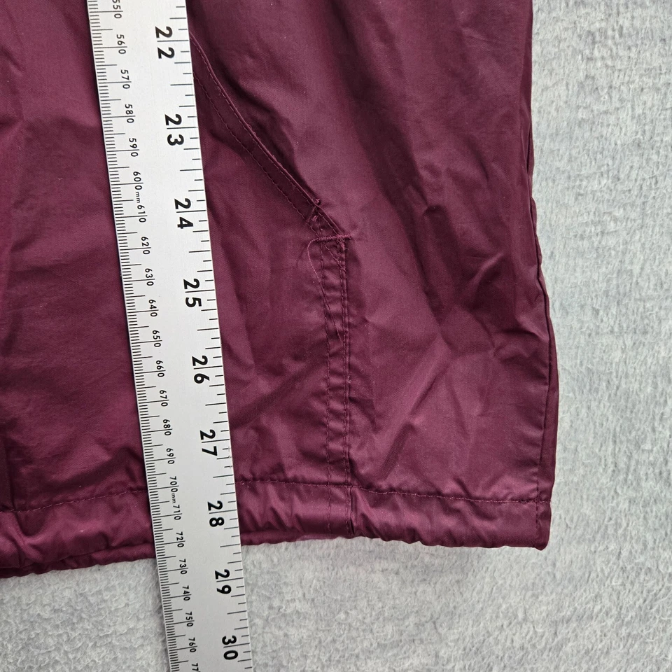 Huf Worldwide Men Jacket M Red Windbreaker Hooded Logo Cobra Snake Embroidered - Image 3 of 4