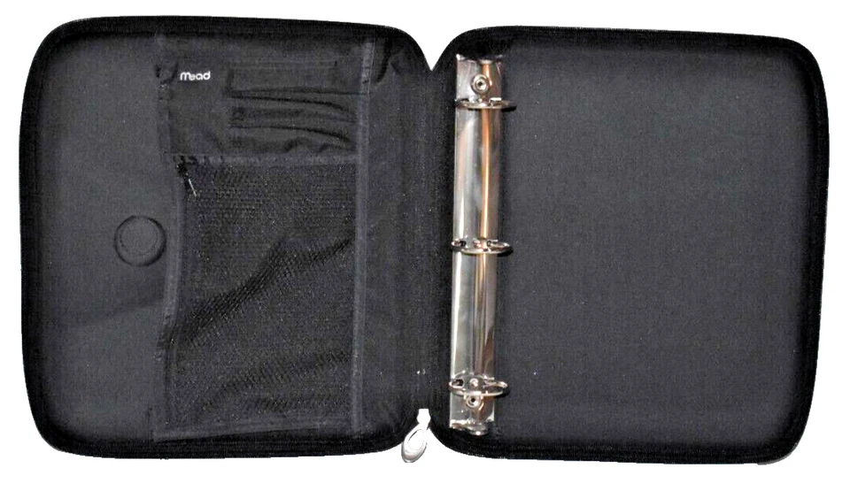 1990's Mead Nike Swoosh Fluorescent Yellow Trapper Keeper Binder Organizer - Image 4 of 4