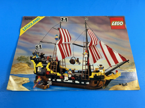 1989 LEGO Black Seas Barracuda 6285 - ORIGINAL INSTRUCTION BOOK ONLY! 31 Pages