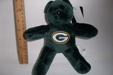 Forever Green Bay Packers Beanie TEDDY Bear 8" NFL Football Party Christmas Gift