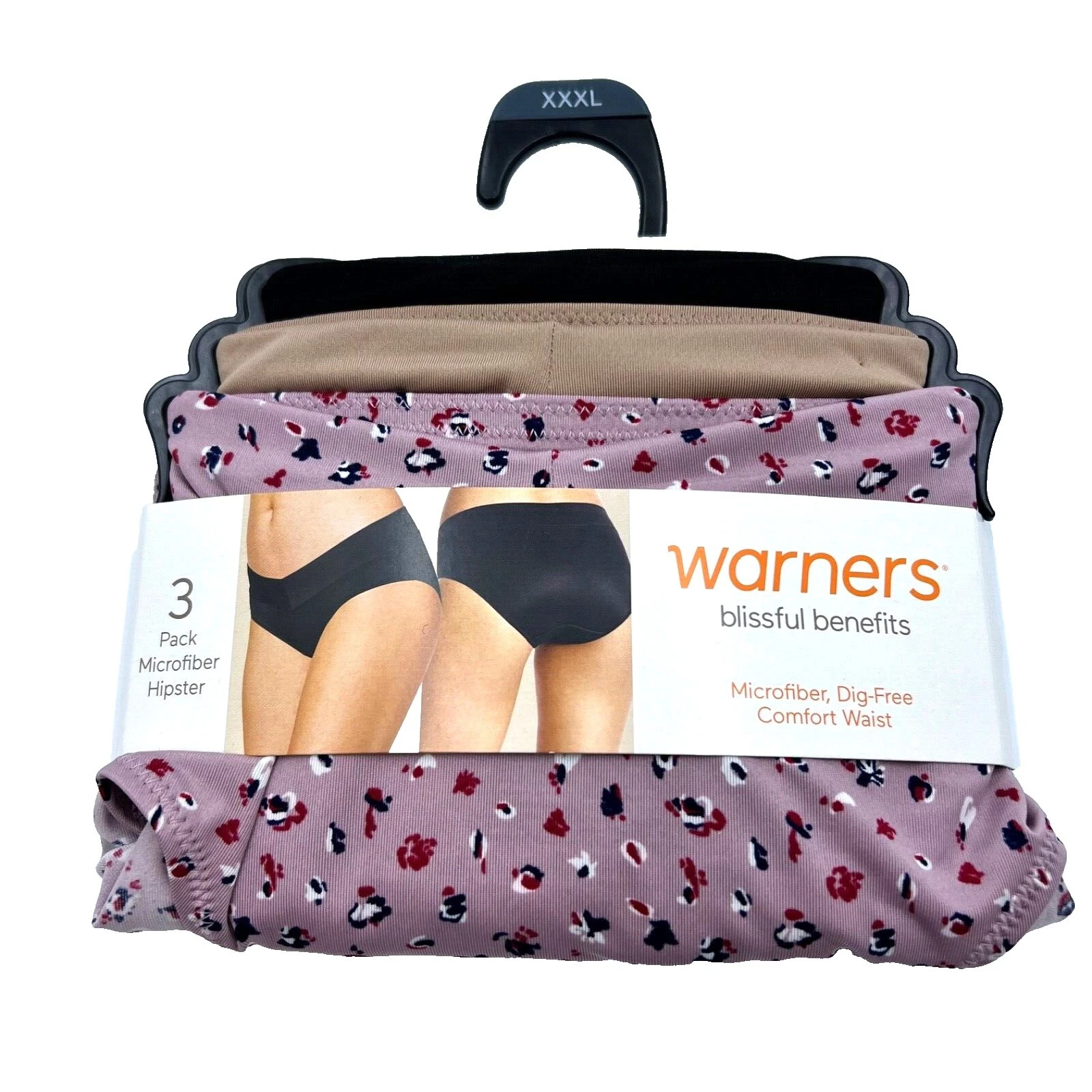 Трусы цветочные разноцветные для женщин Warner's