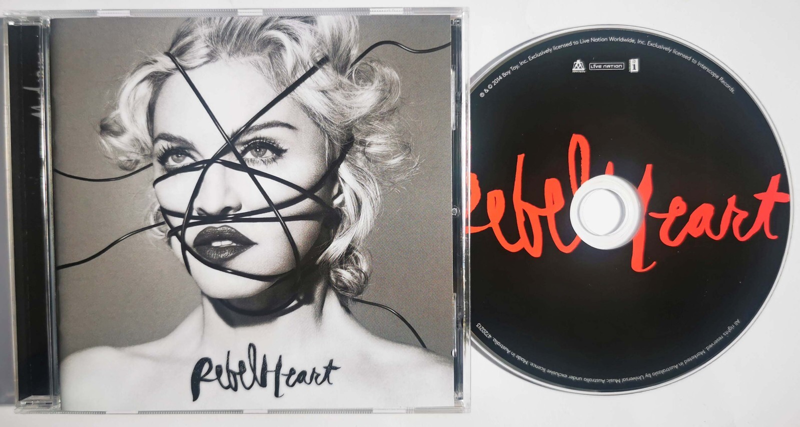 MADONNA CD Rebel Heart AUSTRALIAN Deluxe 19 Track 2015 MINT  / UNPLAYED