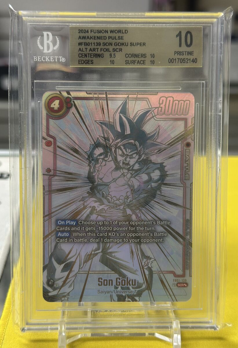 Dragon Ball Fusion World: BGS 10 Son Goku SCR Ghost Rare | eBay Dragon Ball Fusion World: BGS 10 Son Goku SCR Ghost Rare | eBay