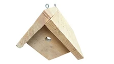 Chickadee Wren Titmouse Pine Nesting Box Platform