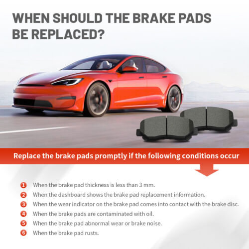 Front Rear Drilled Rotors & Brake Pads for 2013-2016 Ford Escape 1.6L FWD & 2.5L - Picture 9 of 10