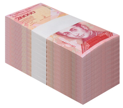 A Venezuelan 100k Bolivares (Bs.) Banknote From 2017 (today It Would Be - Foto 5