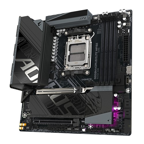 Gigabyte Aorus B850M Elite WIFI6E - Carte Mère - Micro ATX - Prise AM5 - AMD B - Afbeelding 3 van 5