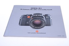   LEICA R, R4 CAMERA ORIGINAL PRODUCT GUIDE BROCHURE DUTCH 120