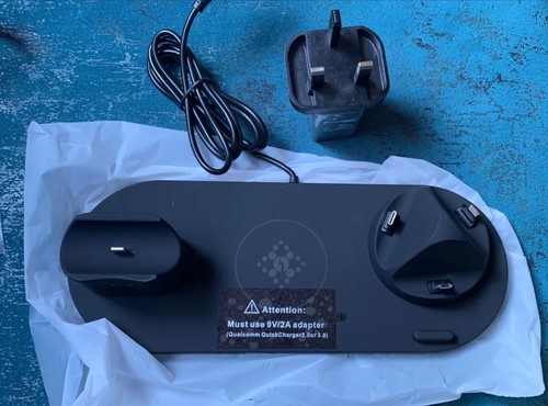 Wireless Charger 6 in 1, 15W Fast Charging Station for iPhone & Samsung Galaxy - Picture 4 of 8
