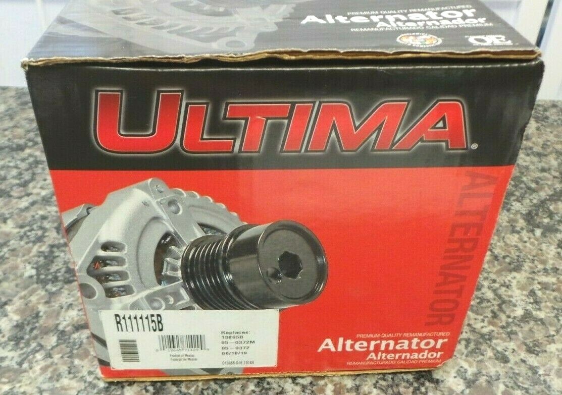 ULTIMA ALTERNATOR R111115B (A142599 LOC. AAA1) eBay