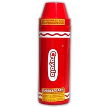 LARGE Crayola Bubble Bath Strawberry Scent Tear Free Hypoallergenic 33.8 fl. oz