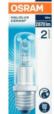 OSRAM Halolux Ceram E27 230V 150W CLAR 64402 | Pour LUCEPLANs 2500 Lm EEK:G DIM