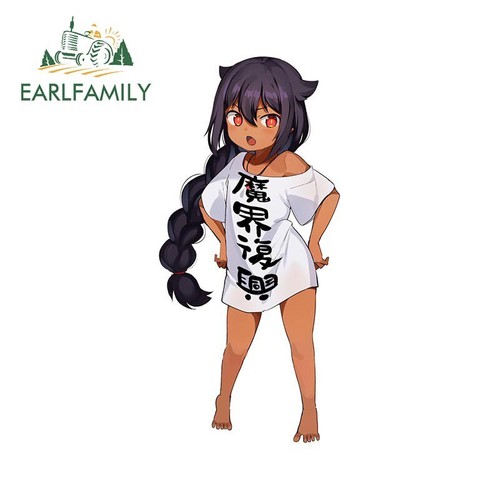 EARLFAMILY 5.1" Jahy Sama Car Stickers Anime Decals Refrigerator Surfboard Decor - Picture 20 of 25