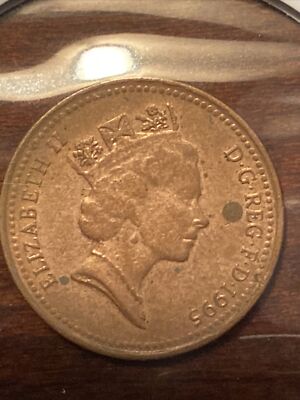 UK D.G.REG-FD 1995 One Penny Coin Queen Elizabeth II | eBay