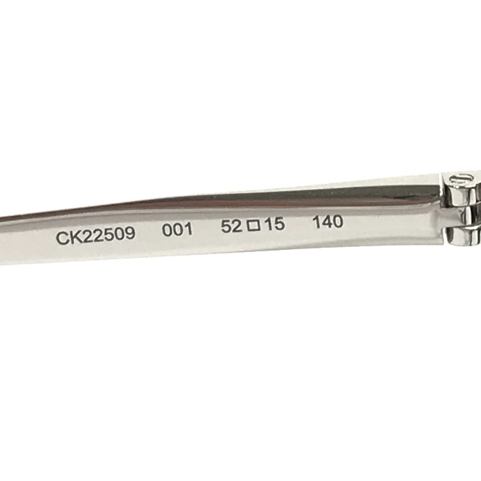 Calvin Klein Eyeglasses Frame CK22509 001 Shiny Black Silver Cat Eye 52-15-140 thumbnail 10