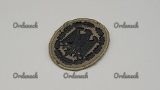 BUNDESWEHR - LEISTUNGSABZEICHEN - SCHWARZ AUF OLIV - GEWEBT - TEXTIL - OVAL - BW