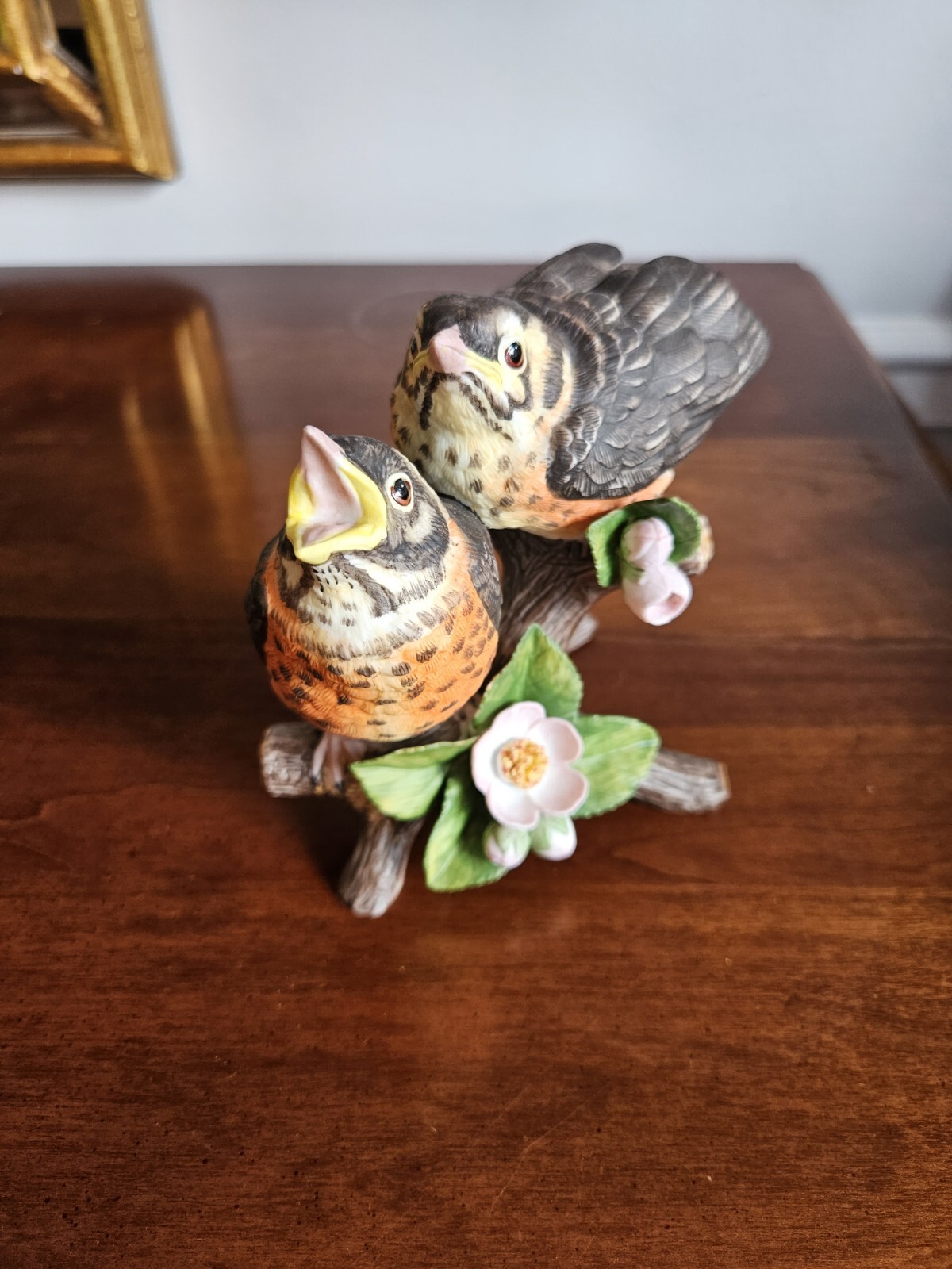 1991 LENOX "BABY ROBINS" FINE PORCELAIN HANDCRAFTED BIRD FIGURINE 5" eBay