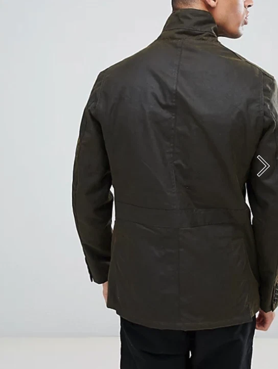 BARBOUR LUTZ Waxed Jacket Olive Rugged Sophistication MSRP$520 British Luxury image 20