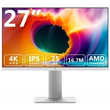 Z-EDGE 27" 4K 3840 x 2160 UHD 75 Hz IPS Monitor, Frameless, FreeSync, HDMI  DP