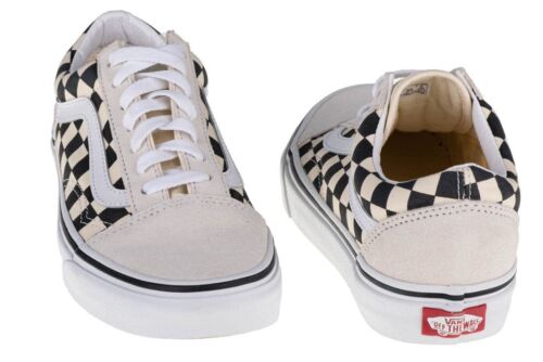 Vans Unisex Old Skool Checker Off-white, Size Men 7.5/Women 9 - Picture 5 of 5