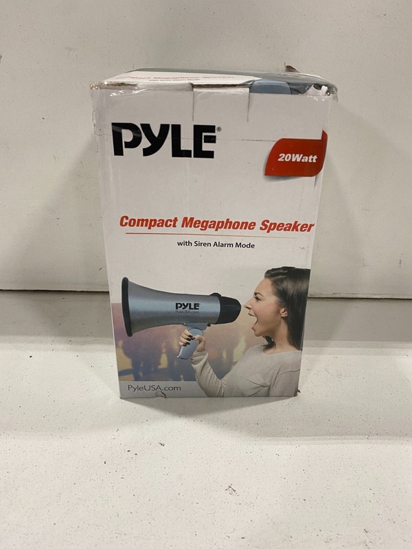 Pyle Portable Megaphone Speaker Siren Bullhorn-Compact and Battery Operated w...