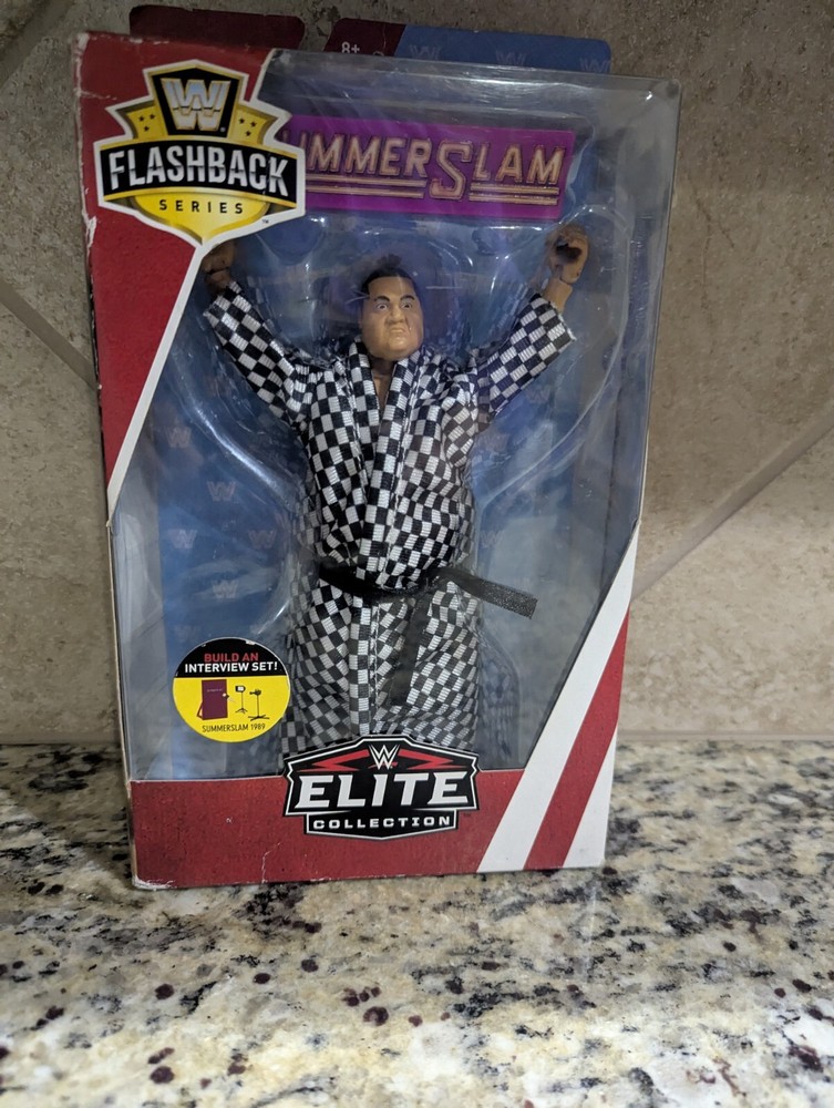 WWE Wrestling Mattel Elite Walmart Summerslam Flashback Yokozuna Figure MOC RARE