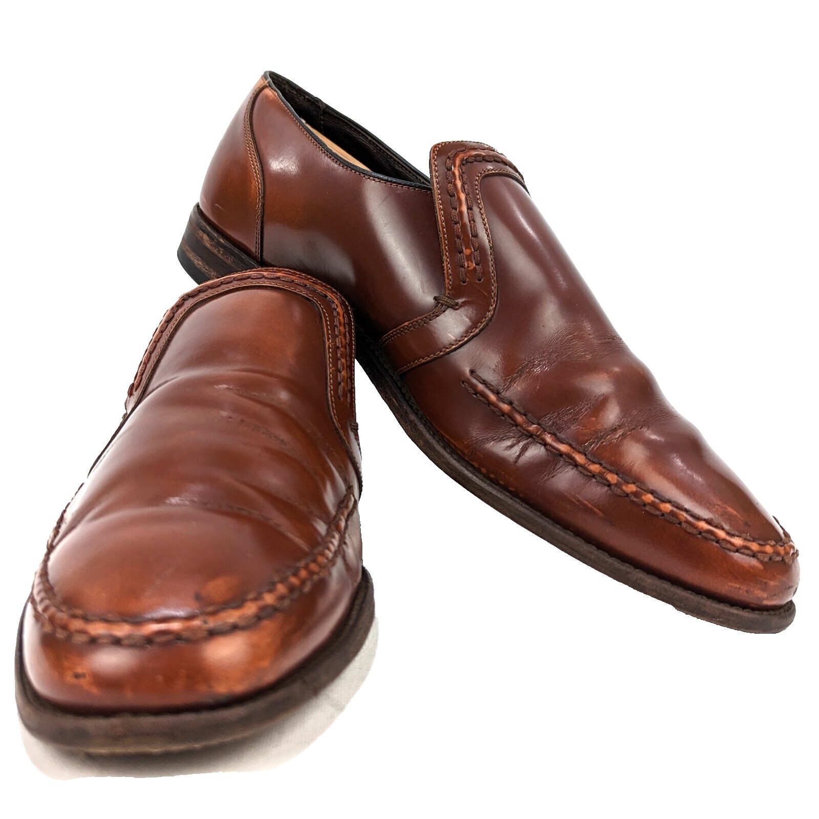 Loake Bros British Isles Collection Tassel Loafers Mens 9 Made in England Brown Loake Russell | English Men main image 4
