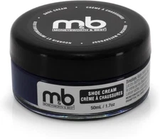 Moneysworth & Best Leather Boot & Shoe Cream Polish - Navy Blue 1.55 oz (50ml) 