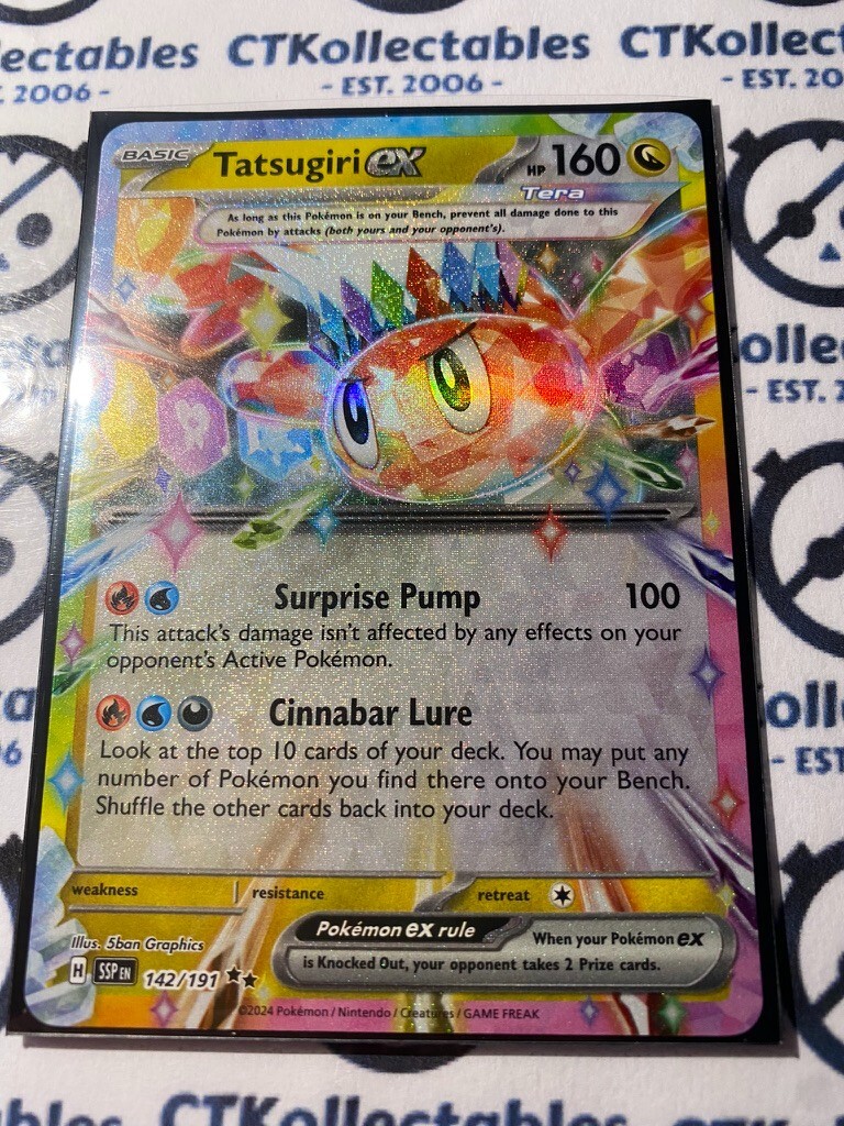 Tatsugiri EX Double Rare #142/191 Surging Sparks Pokémon TCG
