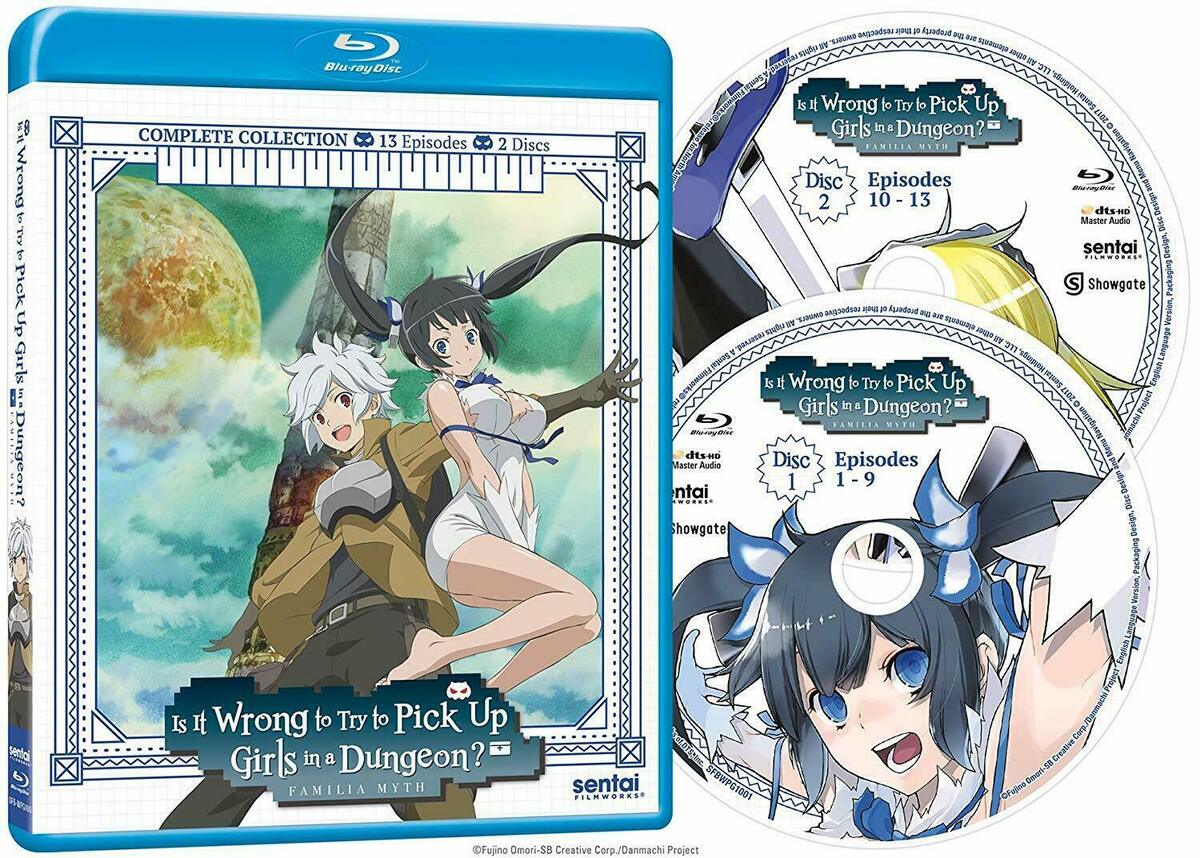 DanMachi Is It Wrong to Try to Pick Up Girls in A Dungeon Blu-ray Anime  Complete