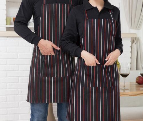 for Men Women Ladies Chefs Apron with Pockets, BBQ, Baking & Catering Apron - Picture 1 of 17
