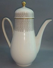 Hutschenreuther Vintage Hohenberg Olivia Gold Chocolate Pot Tea Coffee Germany