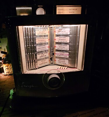 Rockola 500 (1584) series Jukebox Wallbox light up bank - Stock #6237