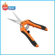 VIVOSUN 6.5 Inch Gardening Scissors Hand Pruner Pruning Shear Stainless Steel