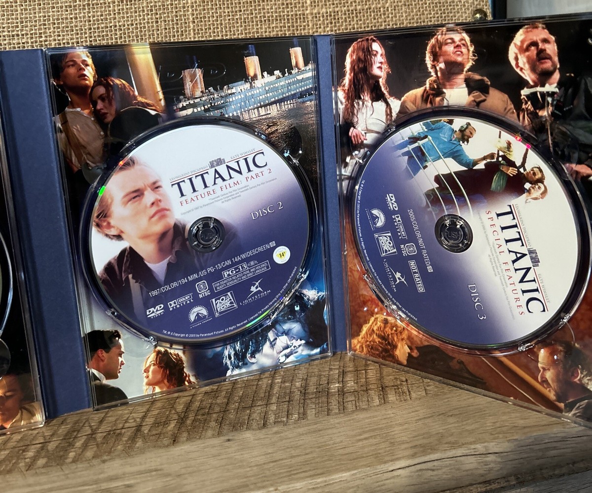 TITANIC Special Collector's Edition DVD 3-Disc Box Set THX