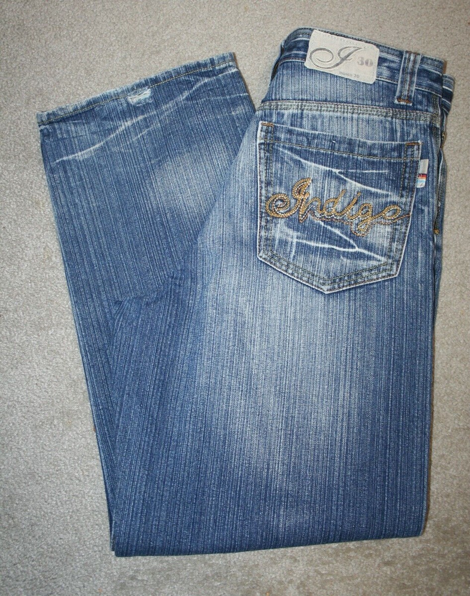 VTG Men's INDIGO 30 Denim Jeans Actual 34x32 Label 32x32 VTG Men's INDIGO 30 Denim Jeans Actual 34x32 Label 32x32