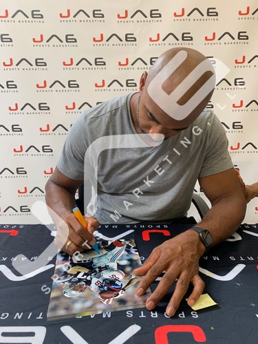 David Tyree autographed signed inscribed 8x10 photo NFL New York Giants JSA COA - Picture 2 of 2
